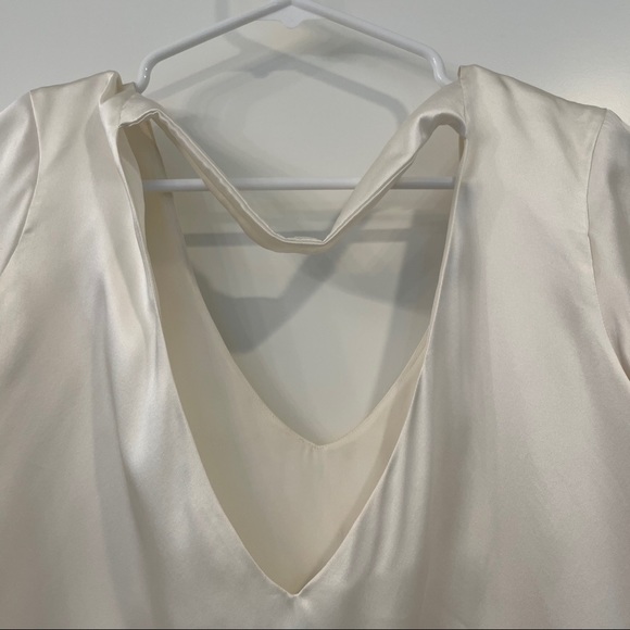 NEW Carol Hannah Calla v-neck low back silk top - Picture 6 of 14